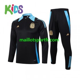 Argentine Enfant Ensemble Sweat d'entrainement Noir 2024
